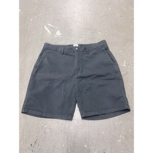 Flint and Tinder Chino Shorts Mens 36 Gray Slash Pocket Flat Front Streetwear